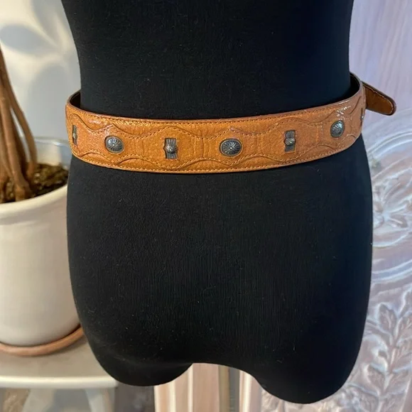 Fred Coen Leather Belt - Picture 4 of 9